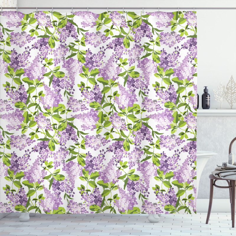 Shabby Spring Revival Shower Curtain