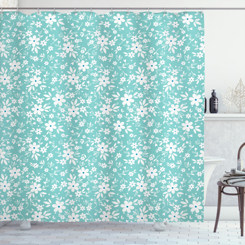 Lily Daisy Field Shower Curtain