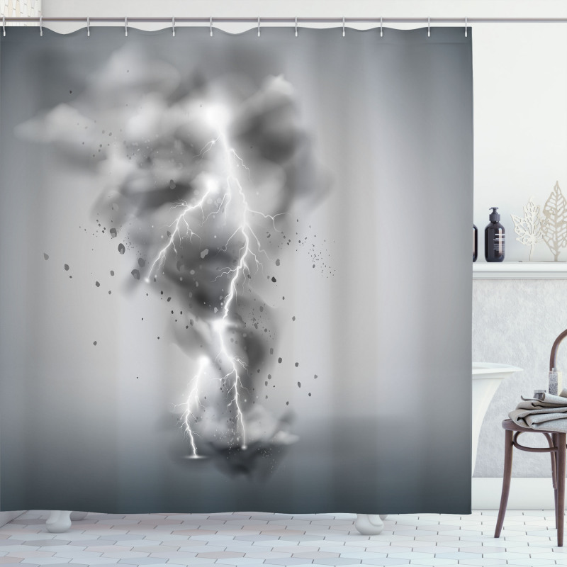 Thunder in the Whirlwind Shower Curtain