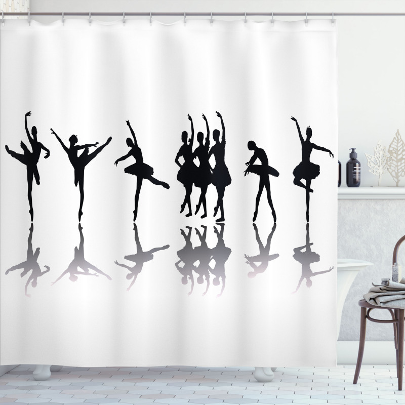 Ballerinas on Stage Dance Shower Curtain