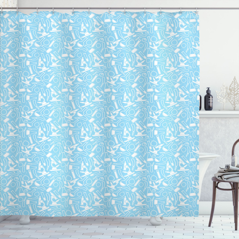 Laboratory Equipment Experiment Shower Curtain