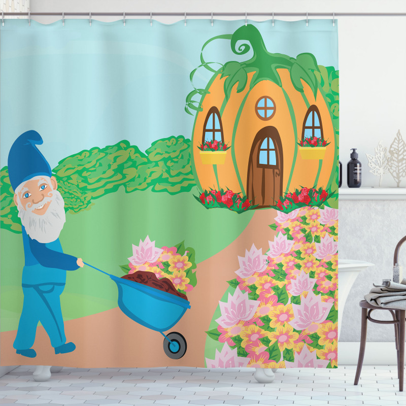 Magic House in the Forest Shower Curtain