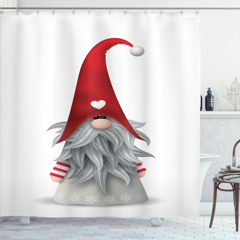 Finnish Creature Folklore Shower Curtain