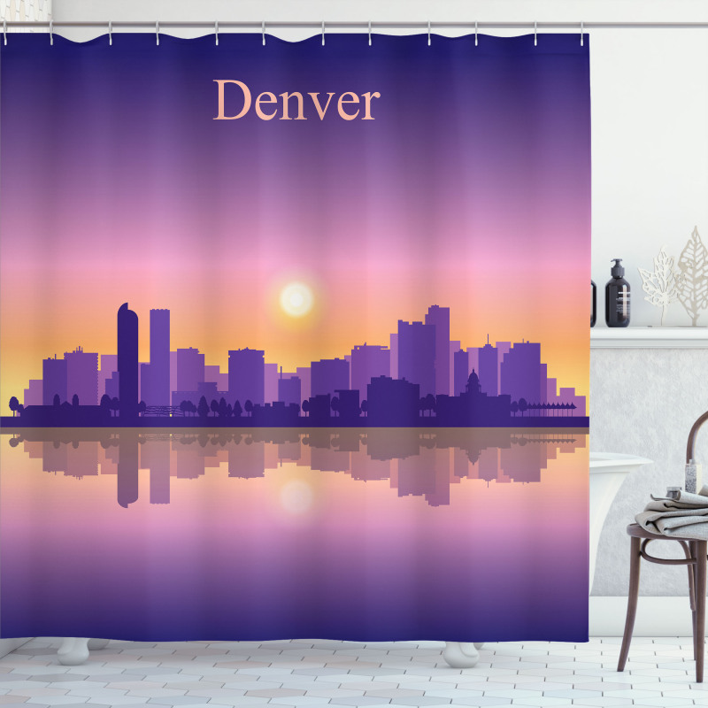 Dramatic Colorado Sunset Sky Shower Curtain
