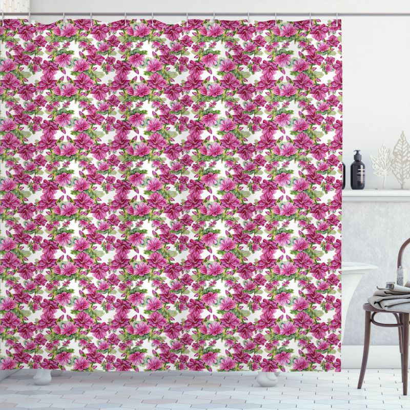 Spring Reviving Nature Shower Curtain