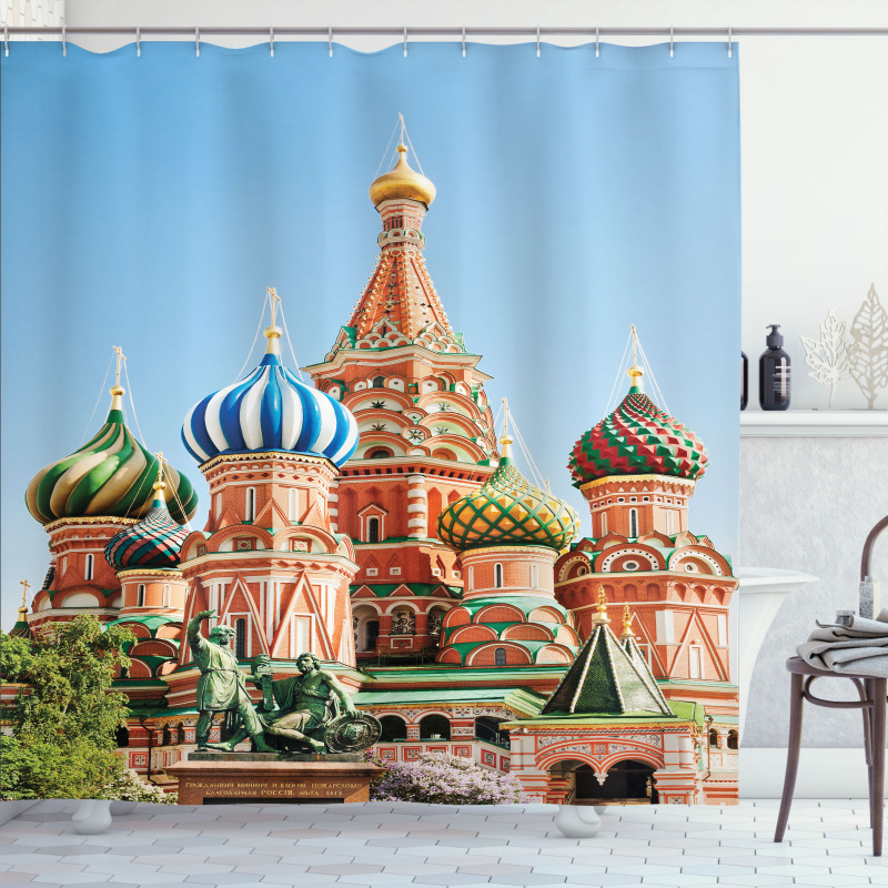 Russian Architecture Shower Curtain