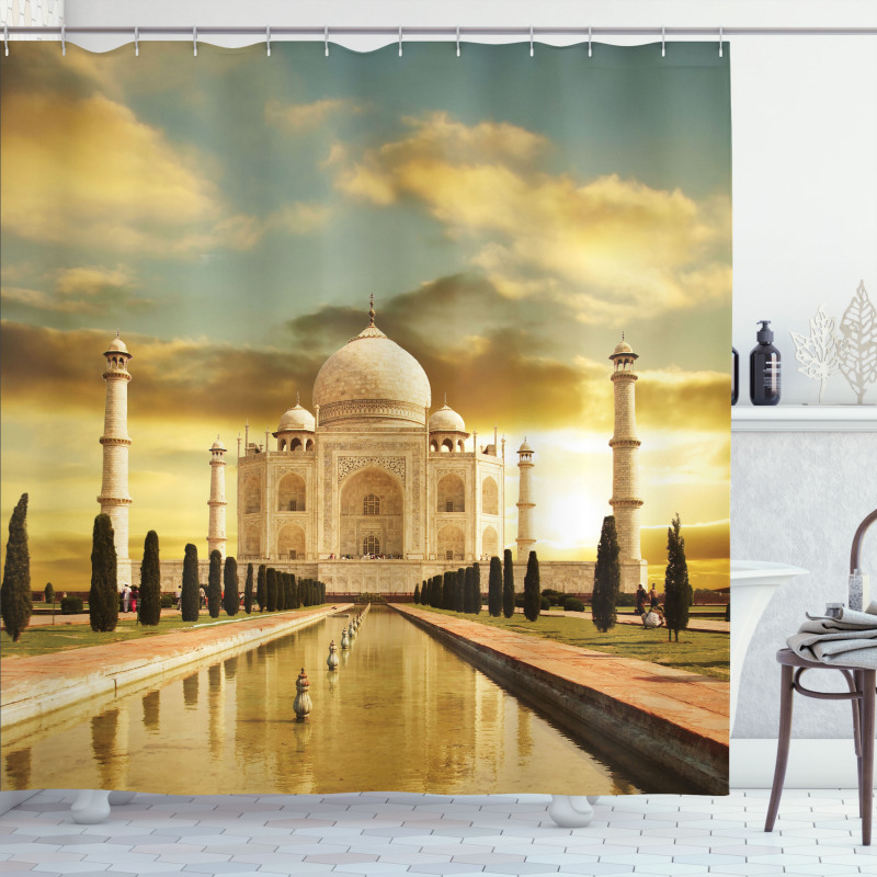 Taj Mahal Photography Shower Curtain