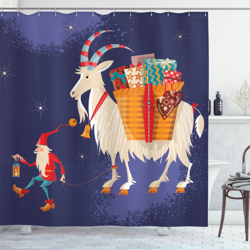 Xmas Present Shower Curtain