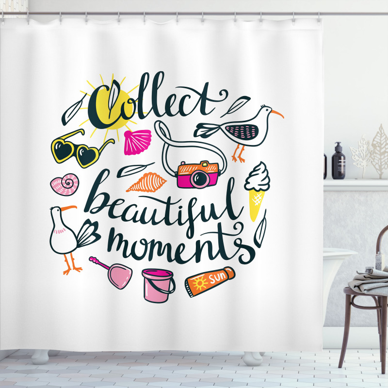 Collect Memories Shower Curtain