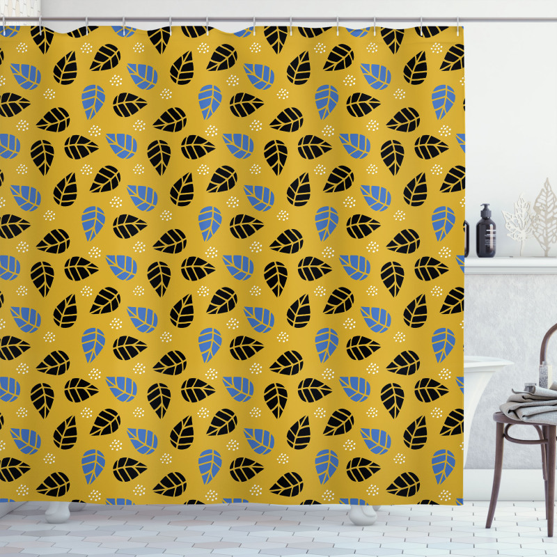 Fallen Leaves of Fall Season Shower Curtain