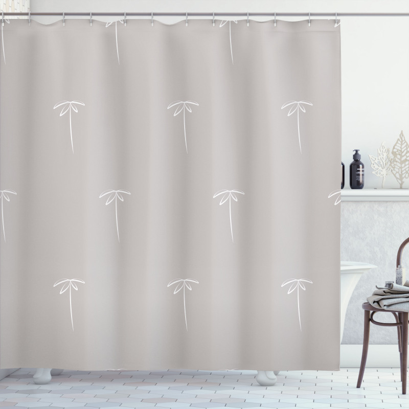 Simplistic Tree Hawaii Shower Curtain