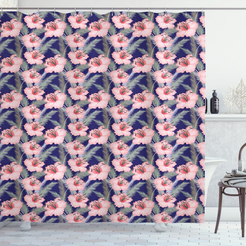 Blooming Flowers Composition Shower Curtain