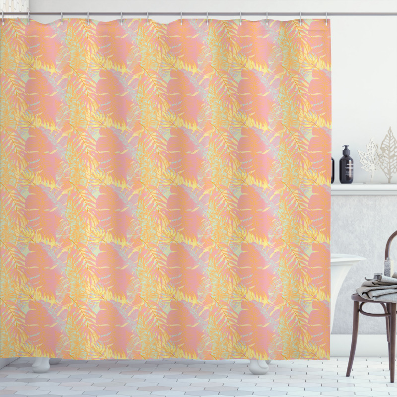 Exotic Hawaii Plant Jungle Shower Curtain