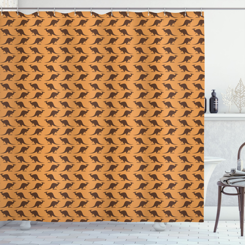 Dichromed Animal Pattern Shower Curtain