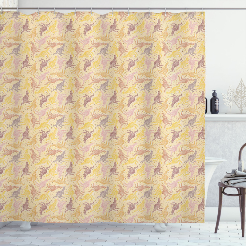 Australian Pattern Shower Curtain