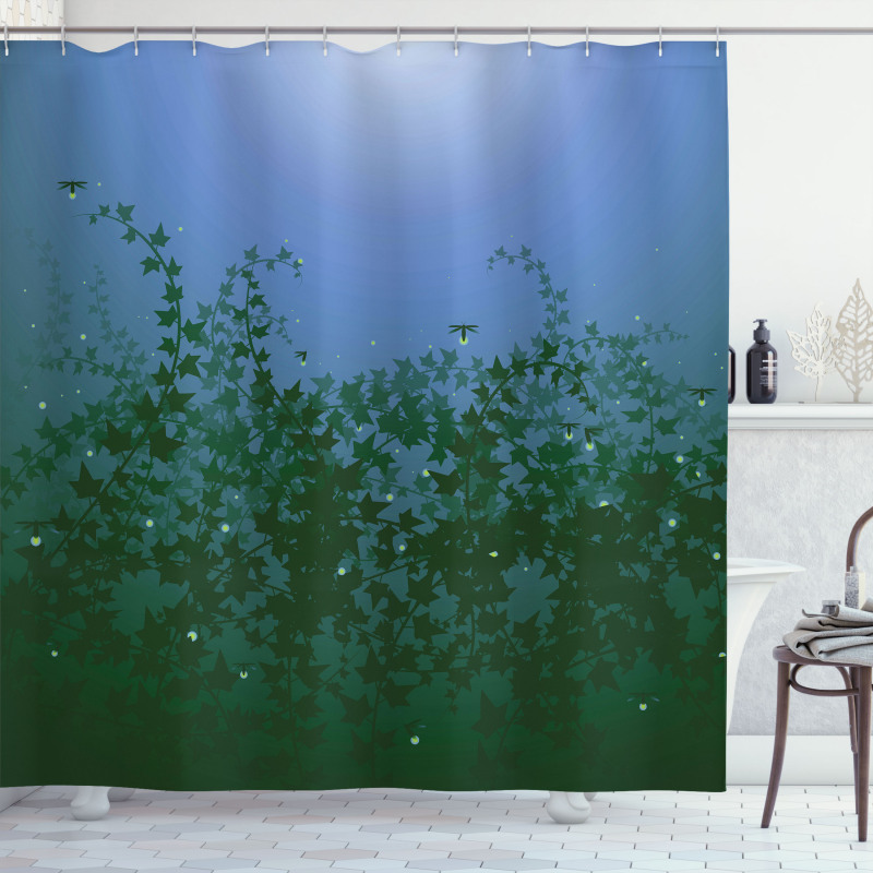 Nature Forest Spring Image Shower Curtain