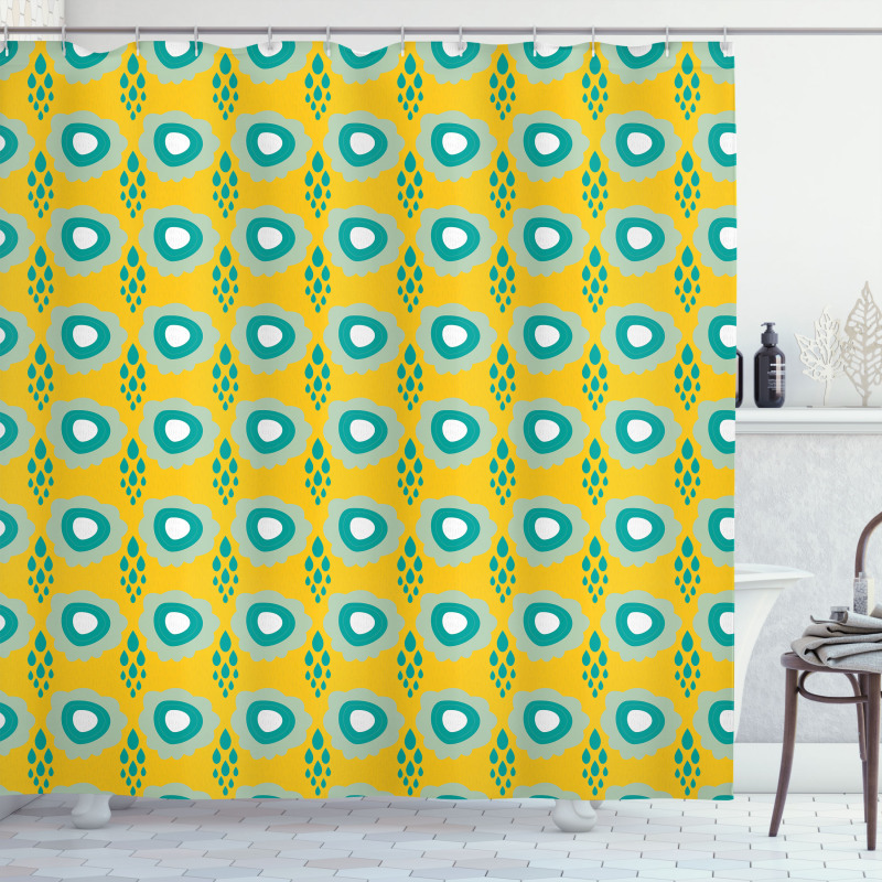 Raining Weather Clouds Art Shower Curtain