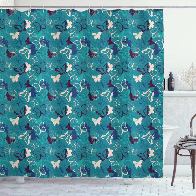 Feminine Pattern Shower Curtain