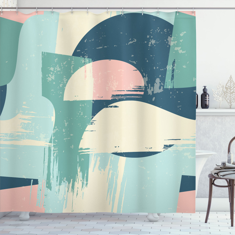 Modern Style Abstraction Shower Curtain