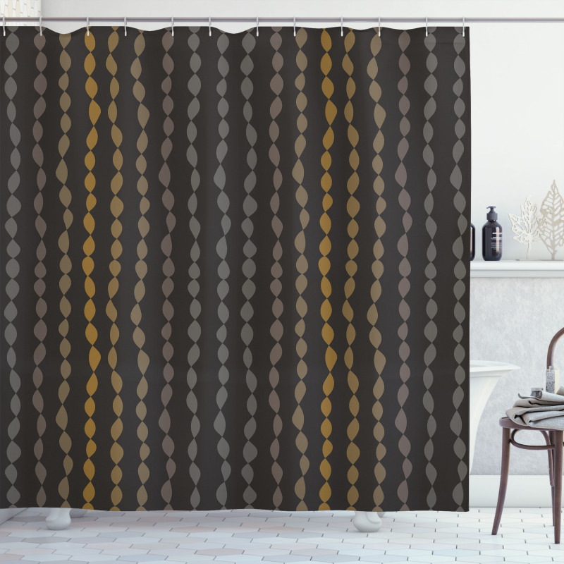 Strings of Beads Pattern Shower Curtain