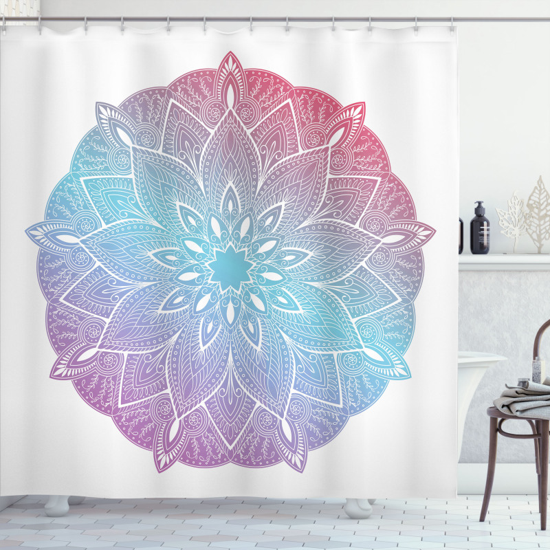 Pastel Universe Design Shower Curtain