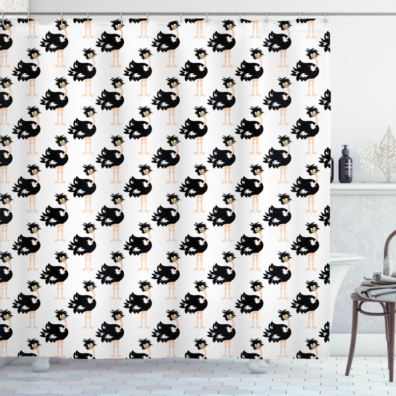 Wild Baby Animal Shower Curtain