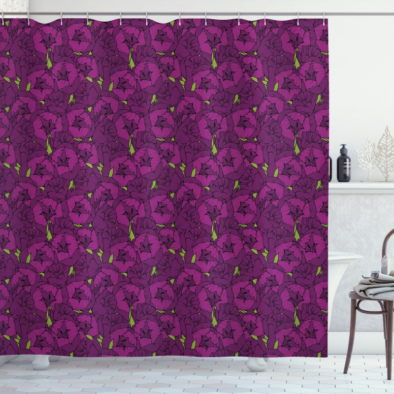 Spring Season Petal Romantic Shower Curtain