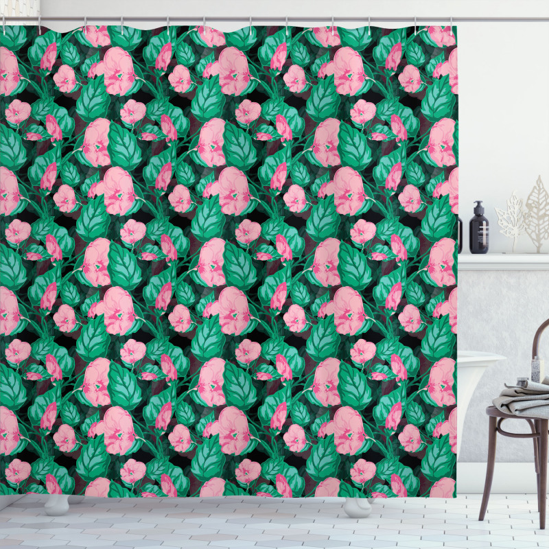 Arrangement of Foliage Shower Curtain