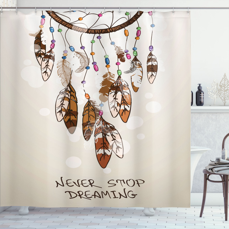Never Stop Dreaming Item Shower Curtain