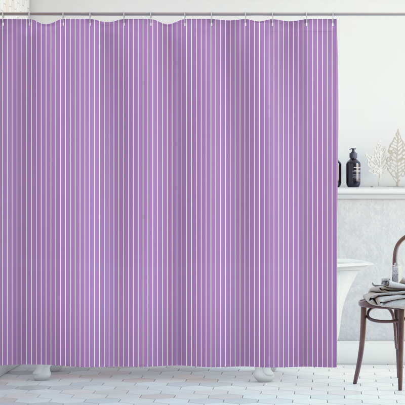 Soft Pastel Stripes Shower Curtain