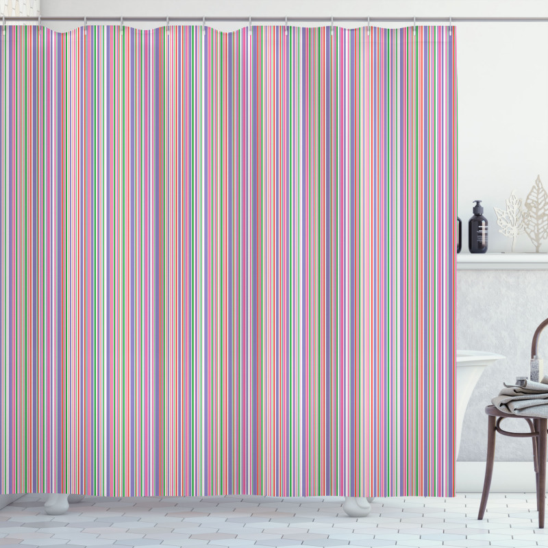 Abstract Vibrant Design Shower Curtain