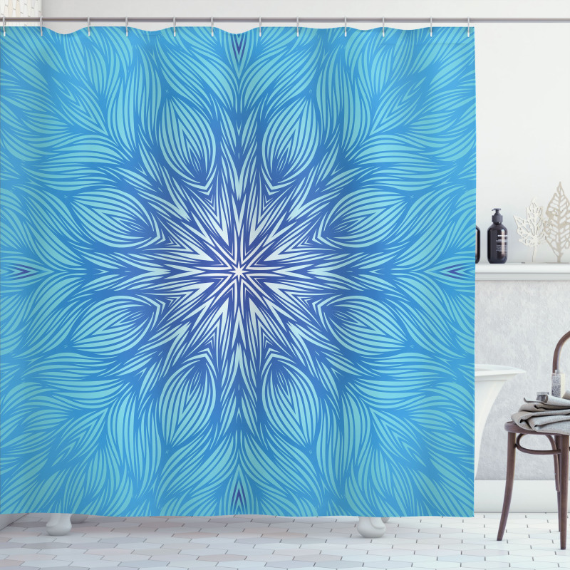 Psychedelic Abstract Shower Curtain