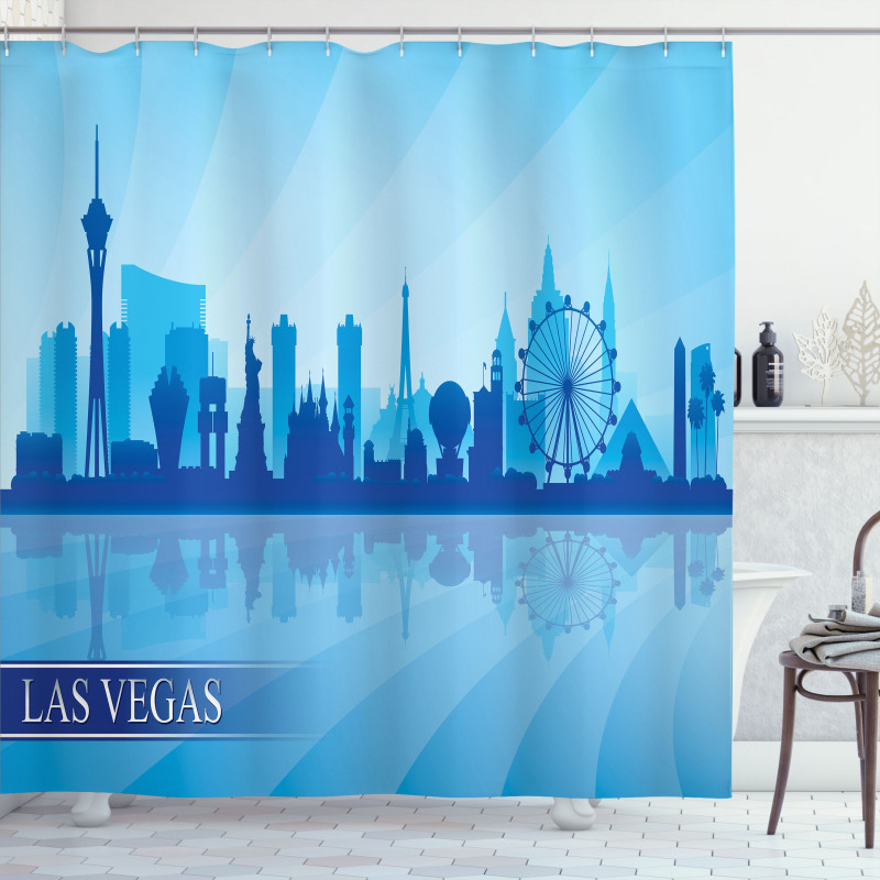 American City Silhouette Shower Curtain