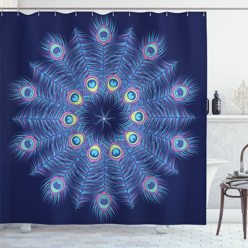 Mystical Feathers Shower Curtain
