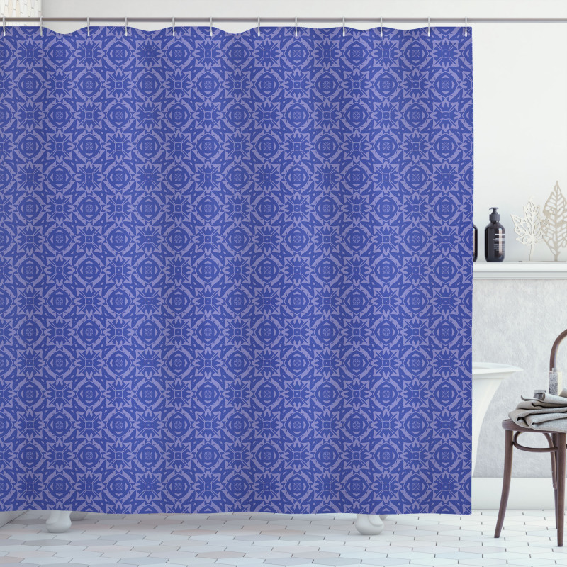 Oriental Ornate Pattern Shower Curtain