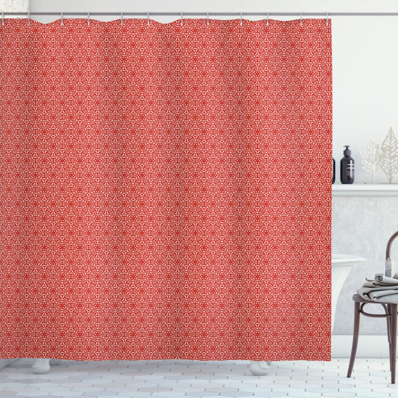 Warm Colored Arrangement Shower Curtain