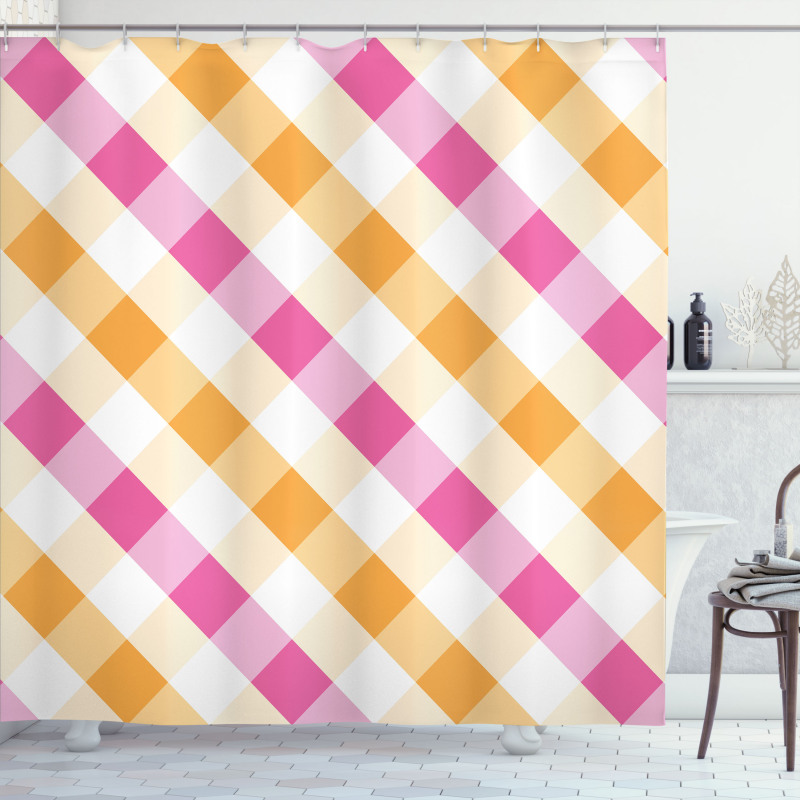 Traditional Stripes Design Shower Curtain