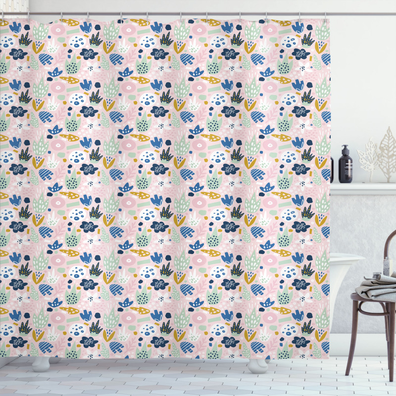 Scattered Nursery Concept Shower Curtain