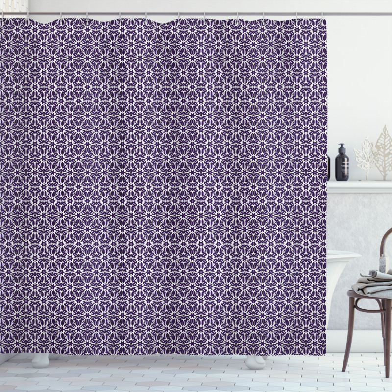 Monotone Design Romantic Shower Curtain