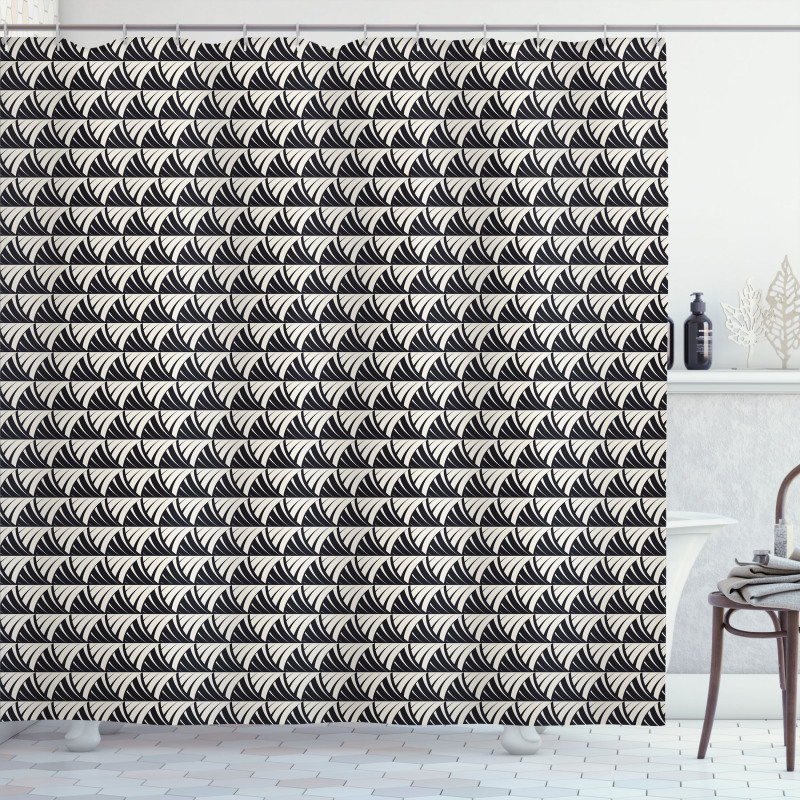 Modern Art Tile Design Shower Curtain