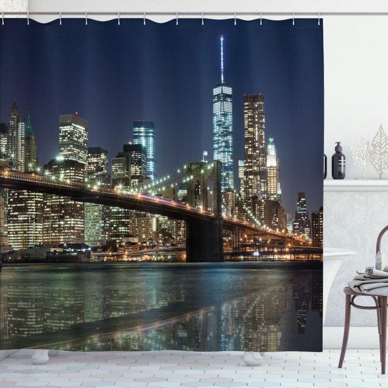 Brooklyn Bridge Shower Curtain