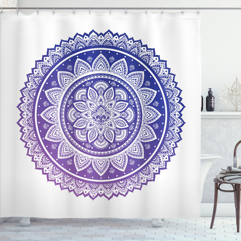 Flourishing Petals Asian Shower Curtain