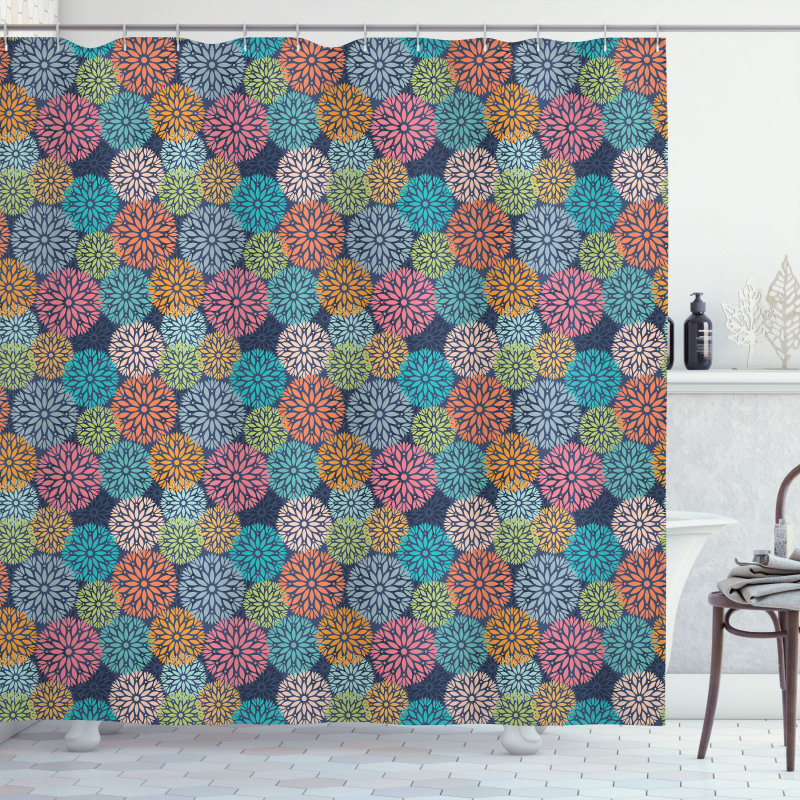 Floral Composition Shower Curtain