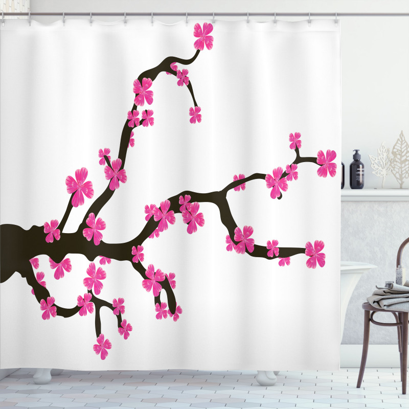 Botany Theme Shower Curtain