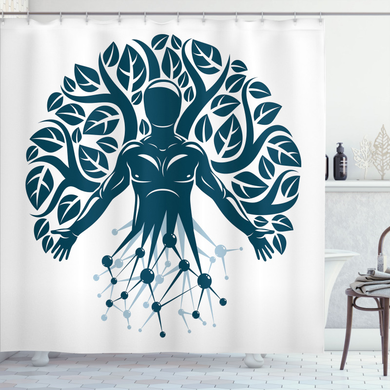 Human Nature Science Eco Shower Curtain