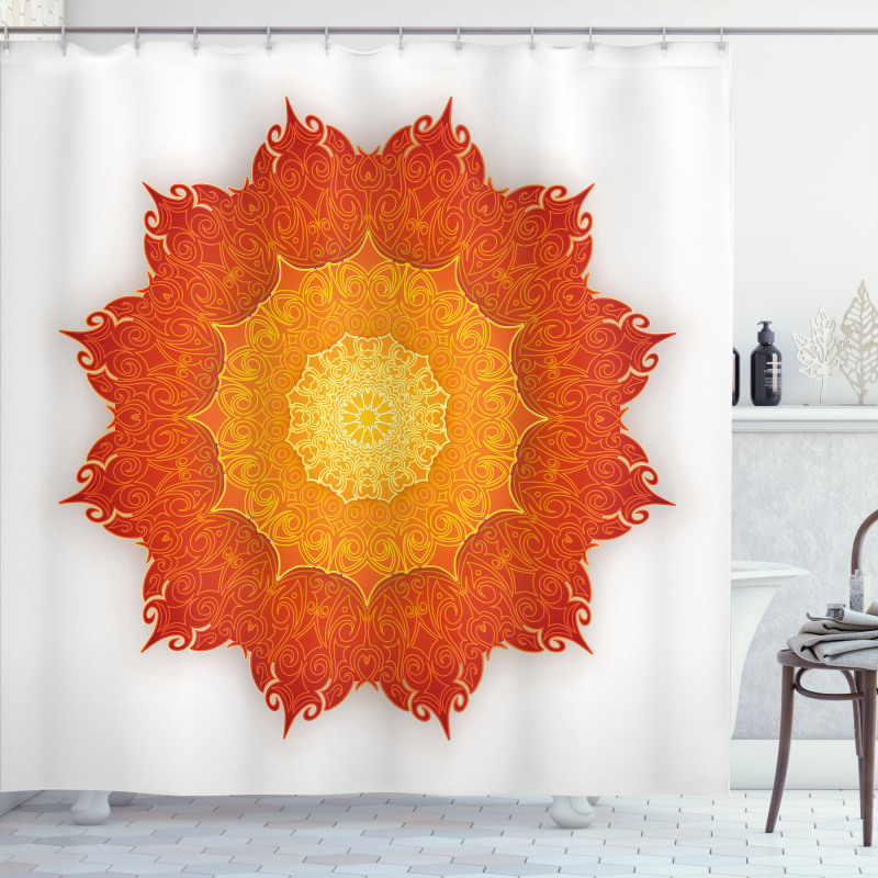 Lace Shadowy Cosmic Ornate Shower Curtain