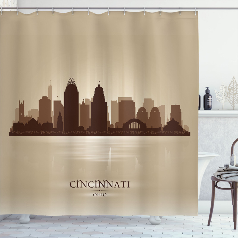 Modern Dusky Vintage Shower Curtain