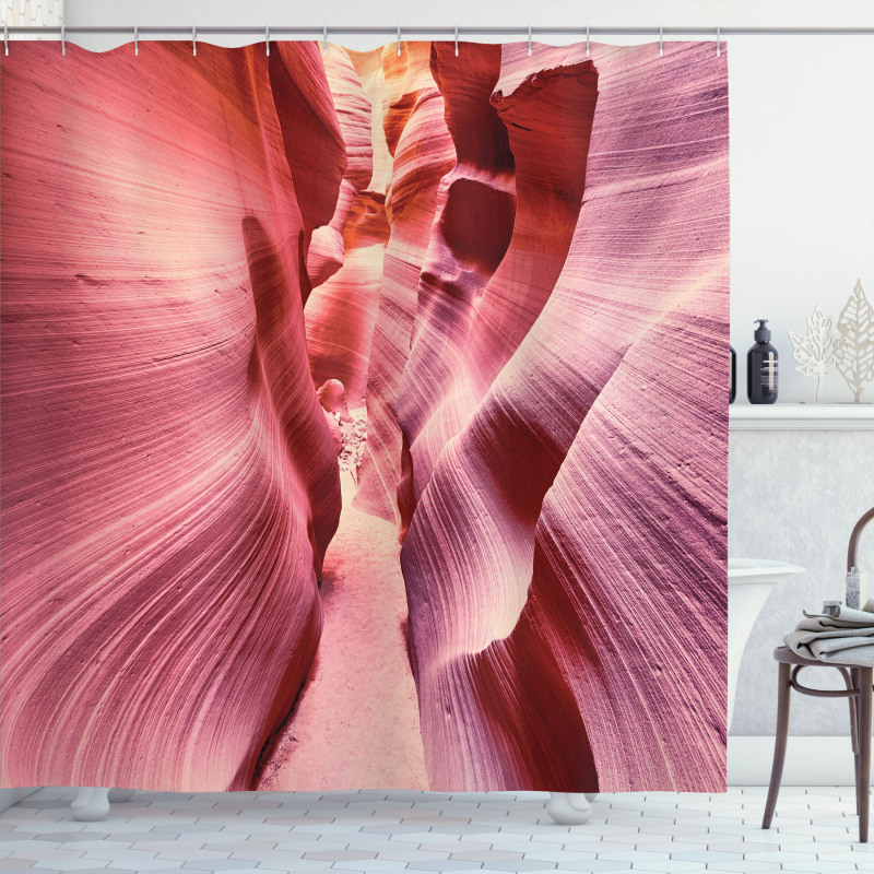 Famous Pink Antelope Canyon Shower Curtain