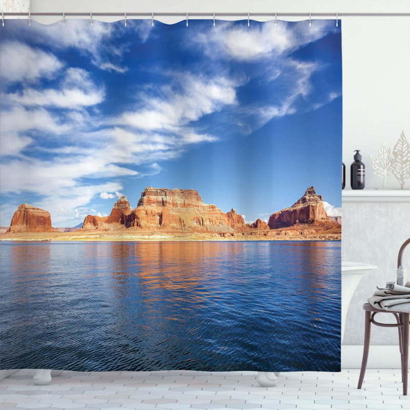 Lake Powell Rock Formations Shower Curtain