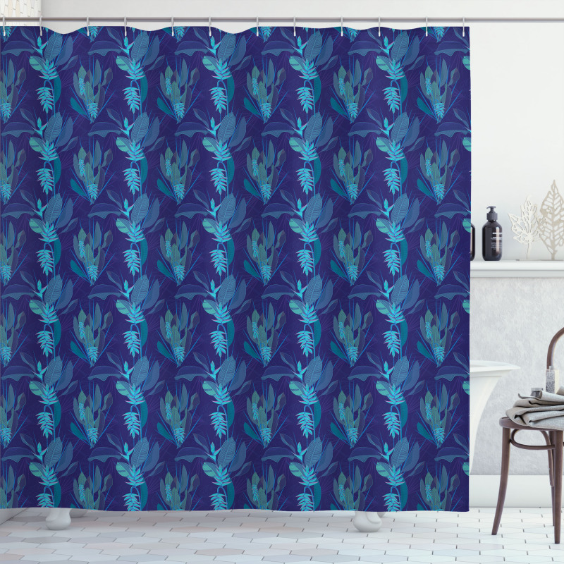 Exotic Helicona Flower Shower Curtain